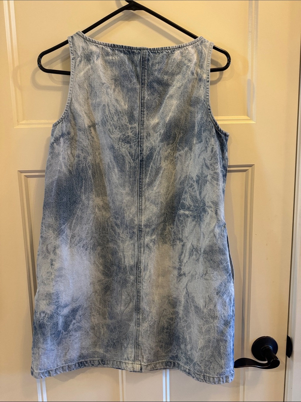 GAP Light Blue Tie-Dye Denim Tank Dress - Picture 5 of 5